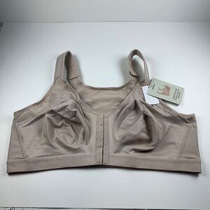 Leonisa Women's Back Posture Corrector Ultra Soft Knit Wireless Bra Size 40D NWT